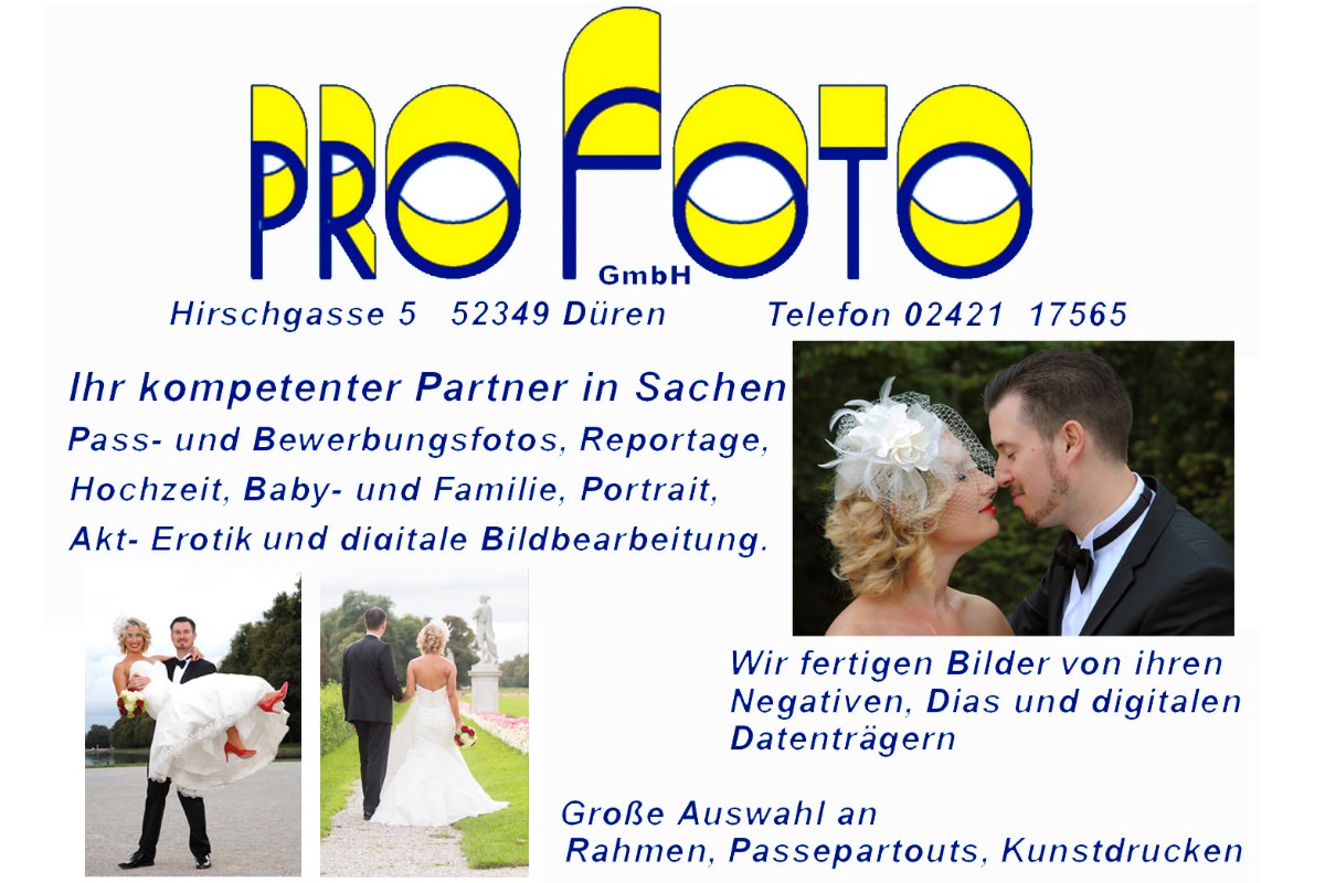 Pro Foto GmbH ▪ Fotostudio, Bilderrahmen, Fotoservice
